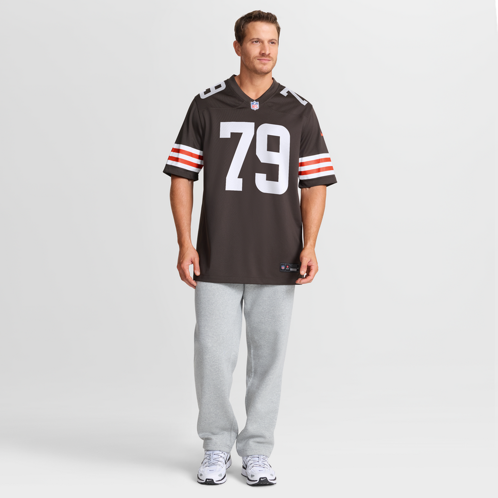 Dawand Jones Cleveland Browns Nike Team Game Jersey -  Brown