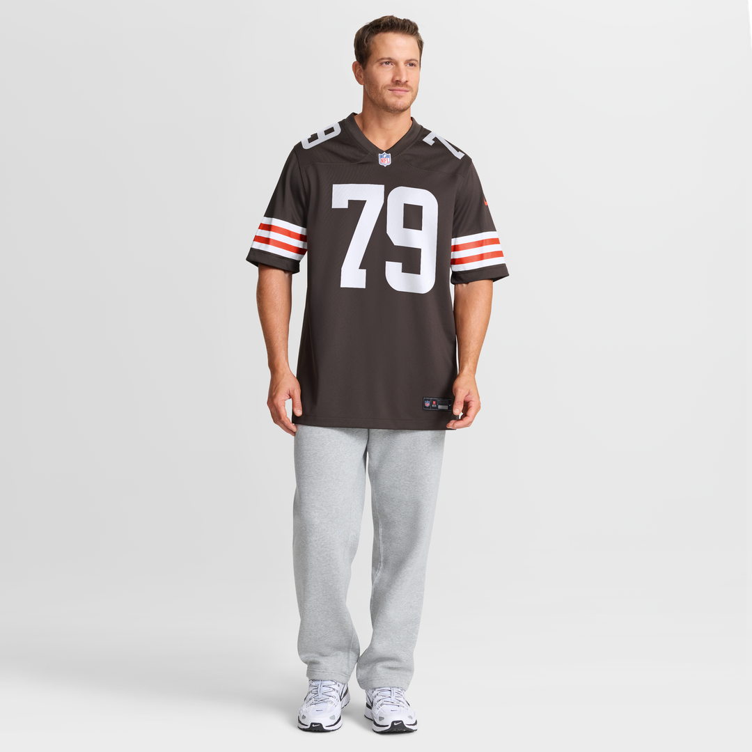 Dawand Jones Cleveland Browns Nike Team Game Jersey -  Brown