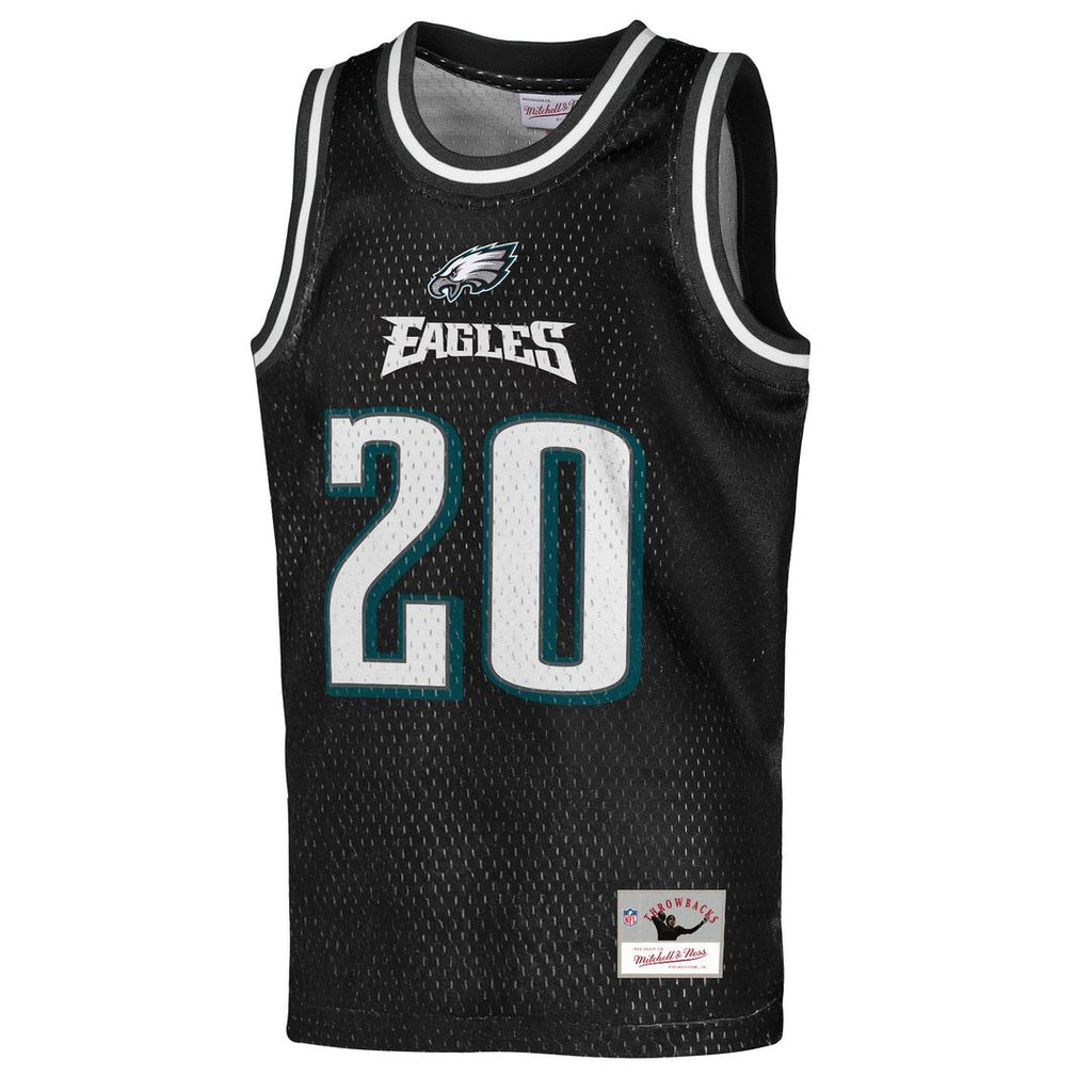 Brian Dawkins Philadelphia Eagles Mitchell & Ness Youth Retired Player NFL Basketball Fashion Jersey - Black
