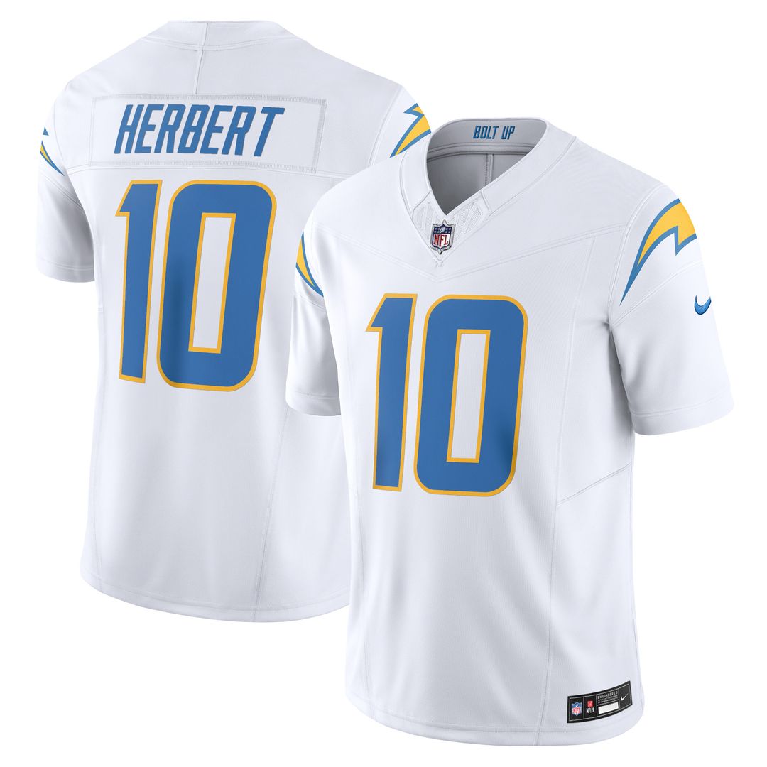 Justin Herbert Los Angeles Chargers Nike Alternate Charger Power Vapor F.U.S.E. Limited Jersey - Gold
