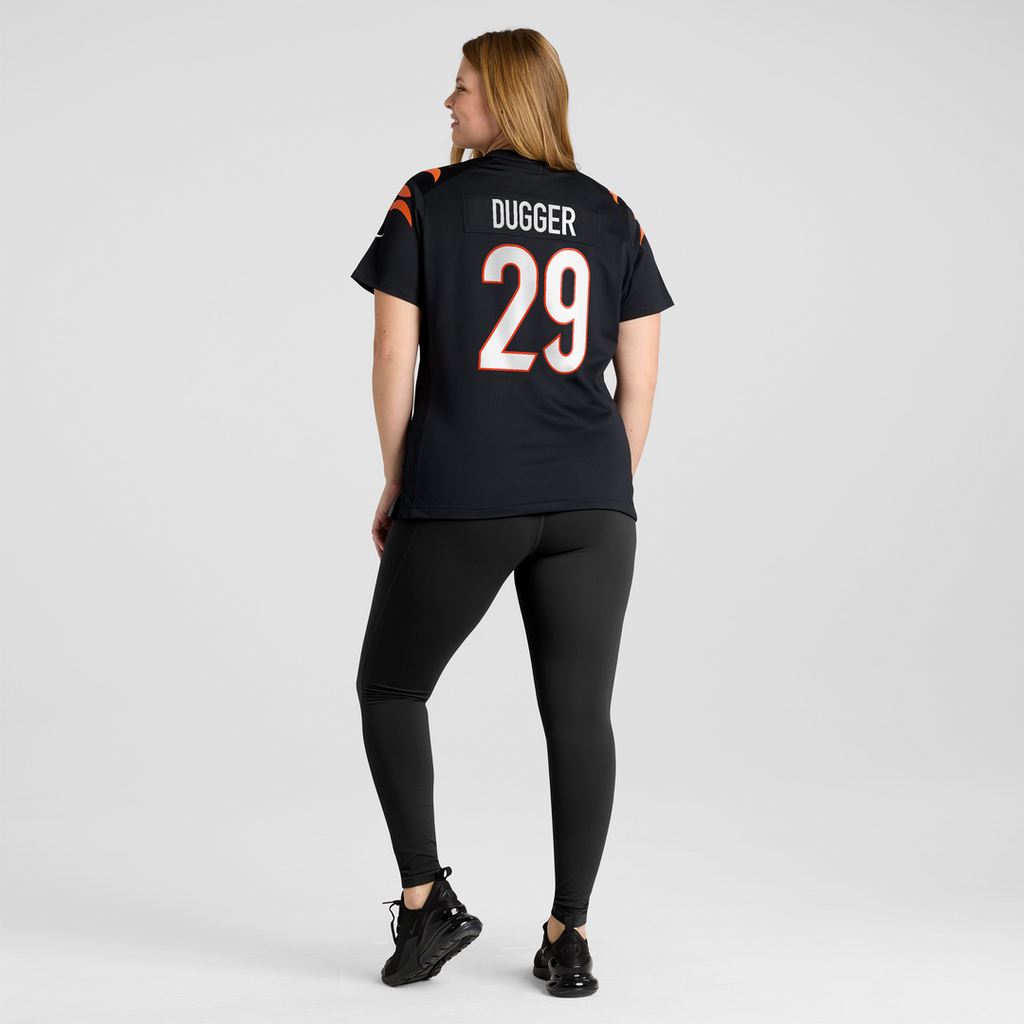 Kyle Dugger Cincinnati Bengals Nike Women's Team Game Jersey -  Black