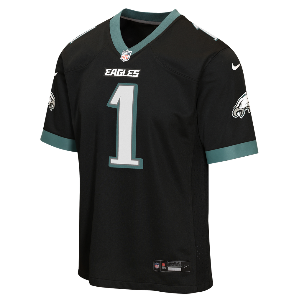 Jalen Hurts Philadelphia Eagles Nike Youth Alternate Game Jersey - Black