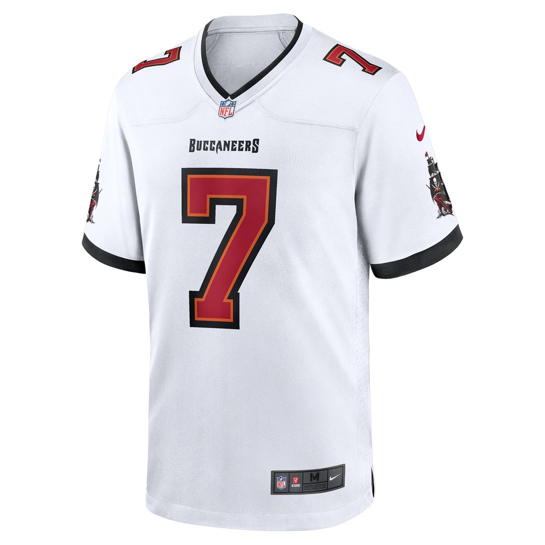 Bucky Irving Tampa Bay Buccaneers Nike Alternate Game Jersey -  Pewter