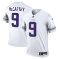J.J. McCarthy Minnesota Vikings Nike Legend Player Performance Top - White