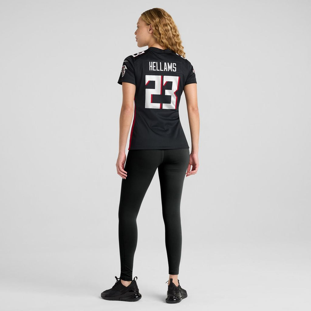 DeMarcco Hellams Atlanta Falcons Nike Women's  Game Jersey -  Black