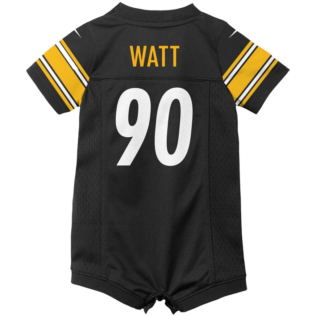 T.J. Watt Pittsburgh Steelers Nike Infant Game Romper Jersey - Black