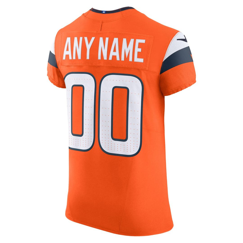 Denver Broncos Nike Team Vapor F.U.S.E. Elite Custom Jersey -  Orange