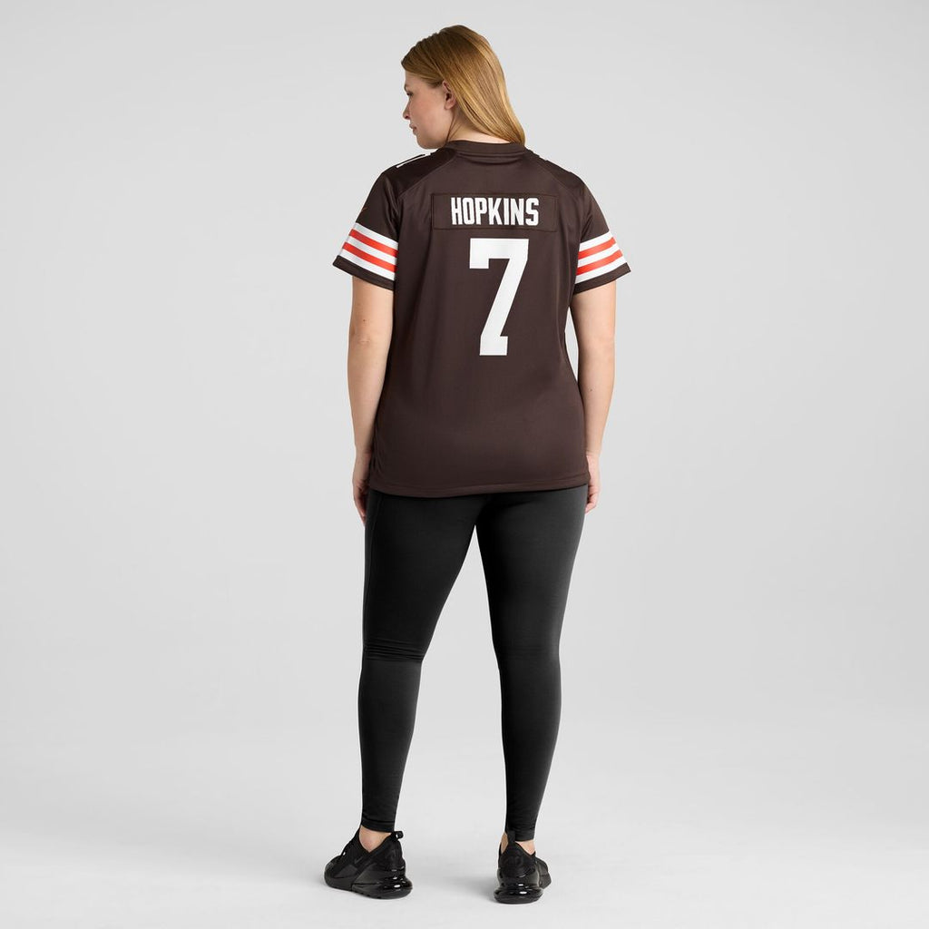 Dustin Hopkins Cleveland Browns Nike Women's Team Game Jersey -  Brown