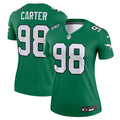 Jalen Carter Philadelphia Eagles Nike Women's Alternate Legend Player Performance Top -  Kelly Green