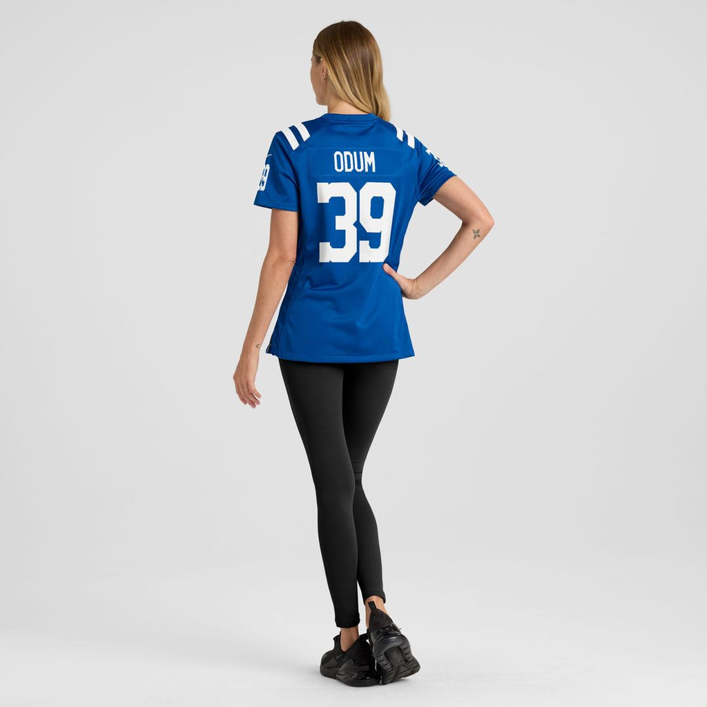 George Odum Indianapolis Colts Nike Women's Team Game Jersey -  Royal