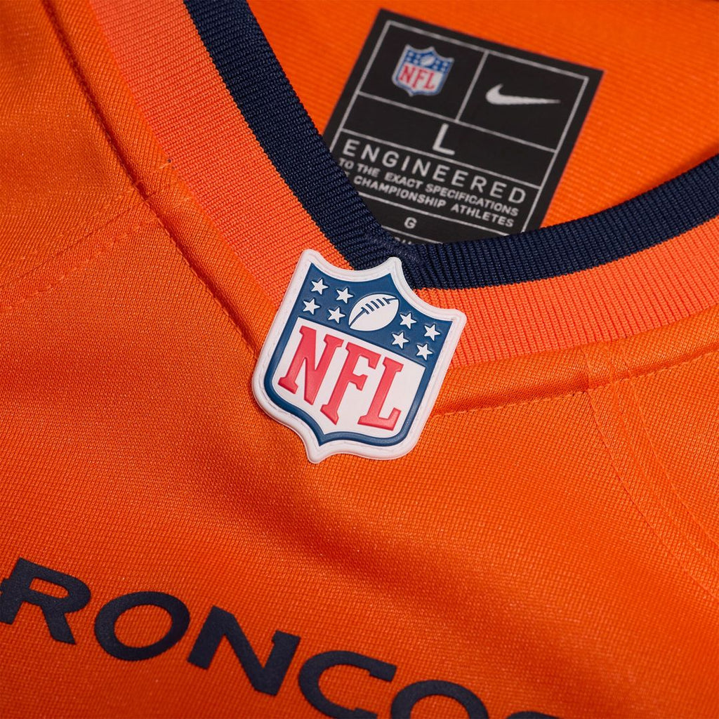 Jahdae Barron Denver Broncos Nike Team Game Jersey -  Orange