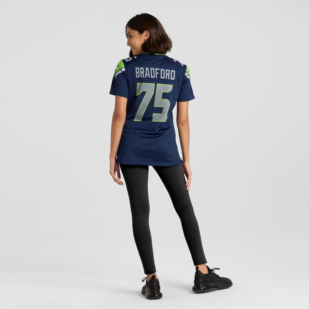 Anthony Bradford Seattle Seahawks Nike Women's Team Game Jersey -  College Navy