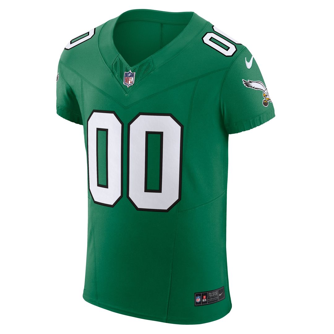Philadelphia Eagles Nike Alternate Vapor F.U.S.E. Elite Custom Jersey -  Black