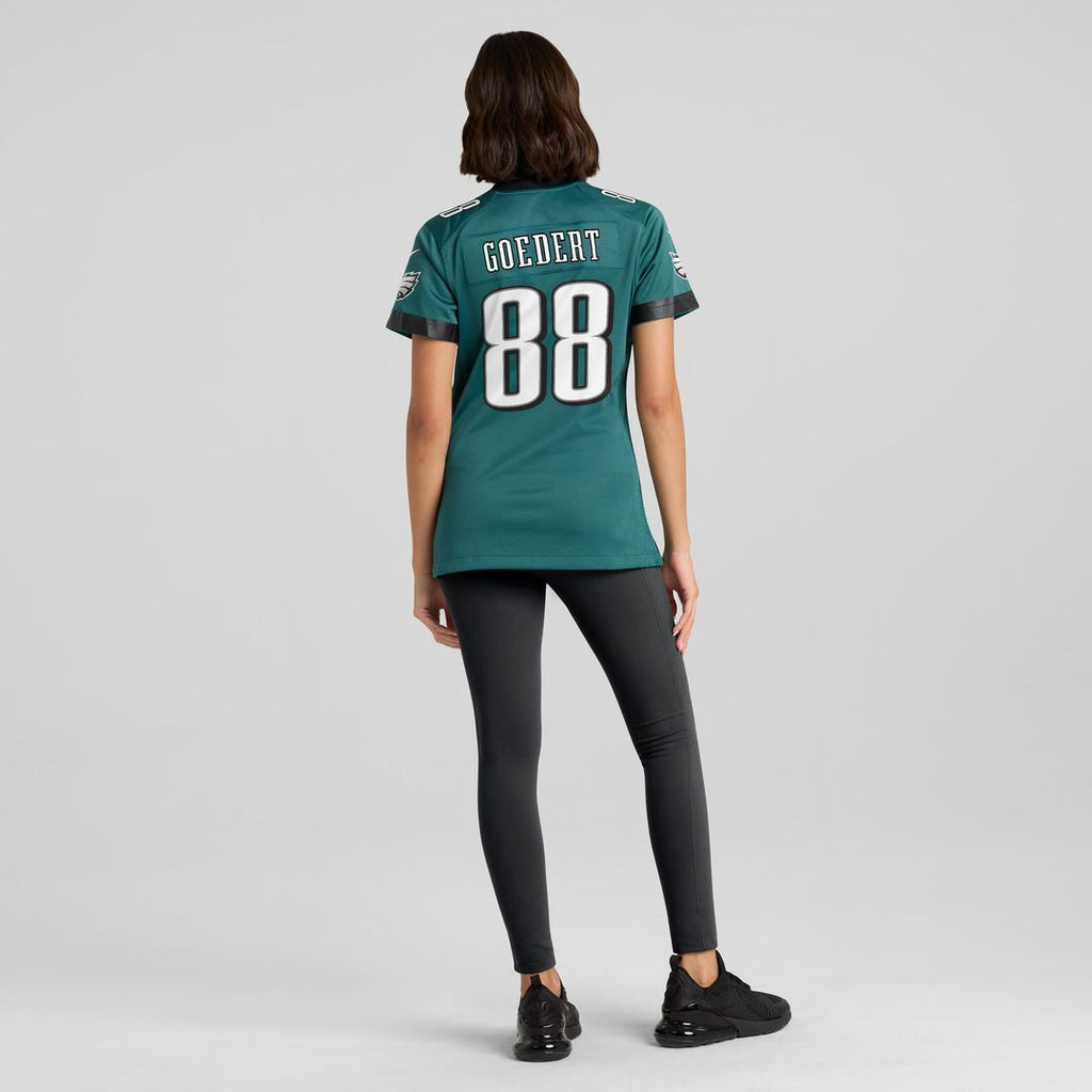 Dallas Goedert Philadelphia Eagles Nike Women's Team Game Jersey - Midnight Green