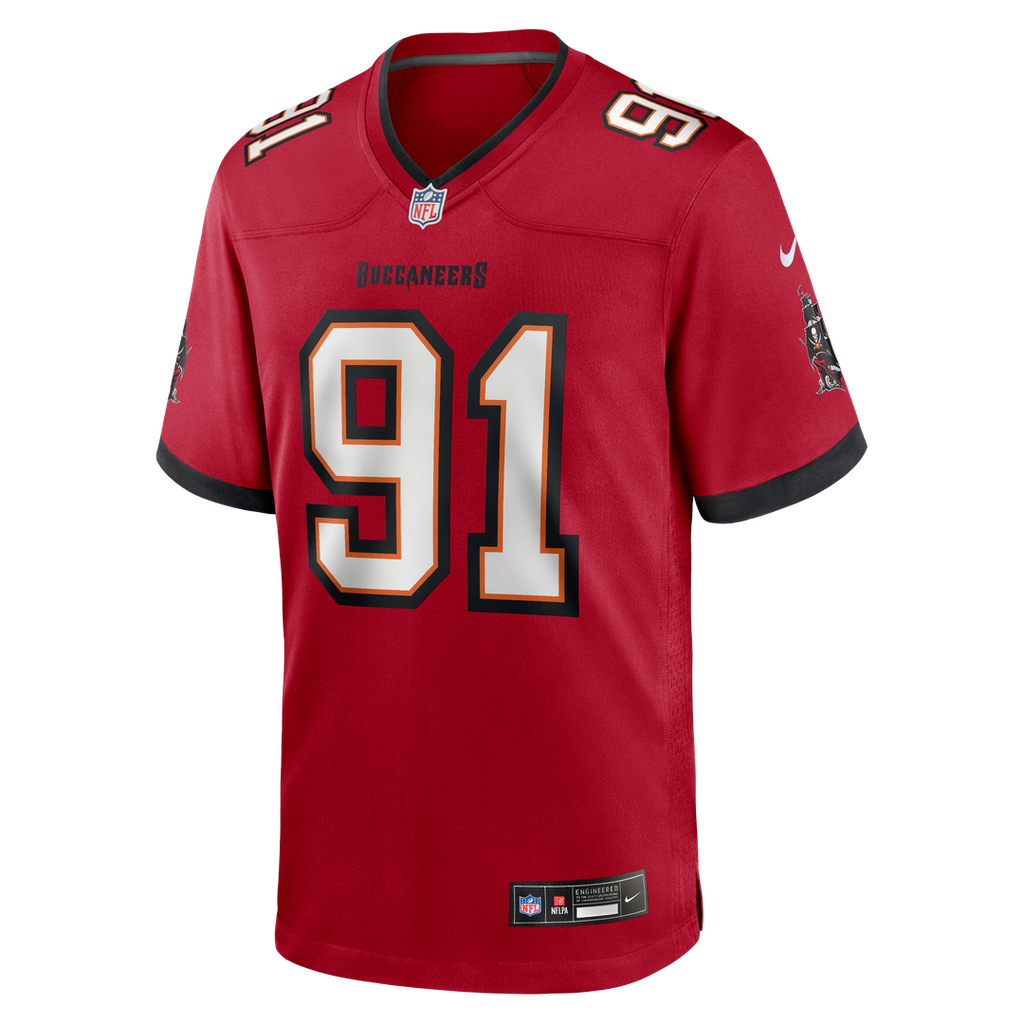 A'Shawn Robinson Tampa Bay Buccaneers Nike Team Game Jersey - Red