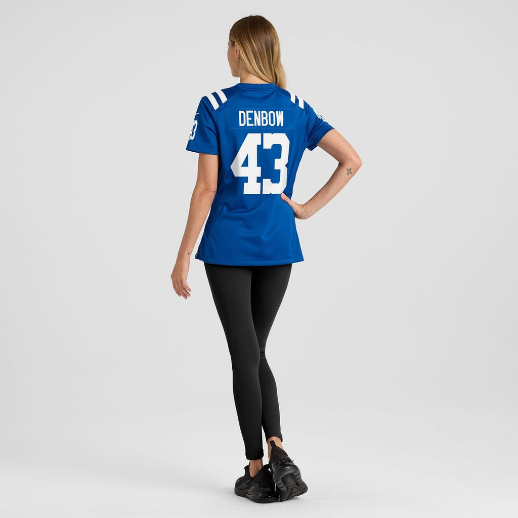 Trevor Denbow Indianapolis Colts Nike Women's Game Player Jersey - Royal