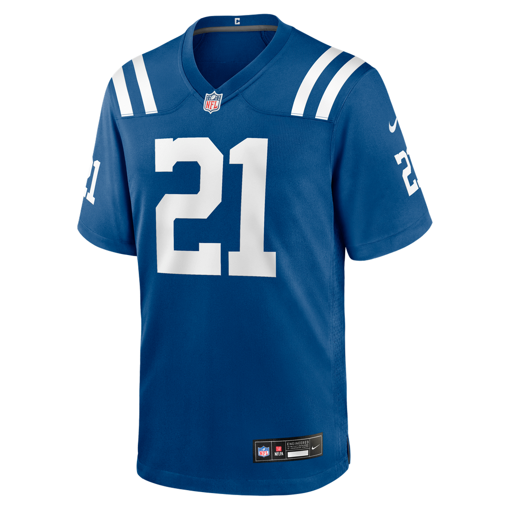 DJ Giddens Indianapolis Colts Nike Team Game Jersey -  Royal