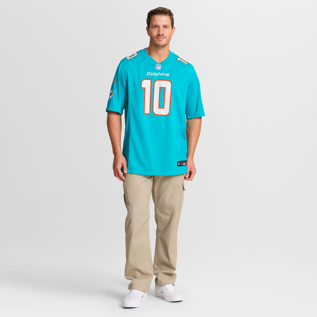 Jacob Rodriguez Miami Dolphins Nike Game Jersey - Aqua