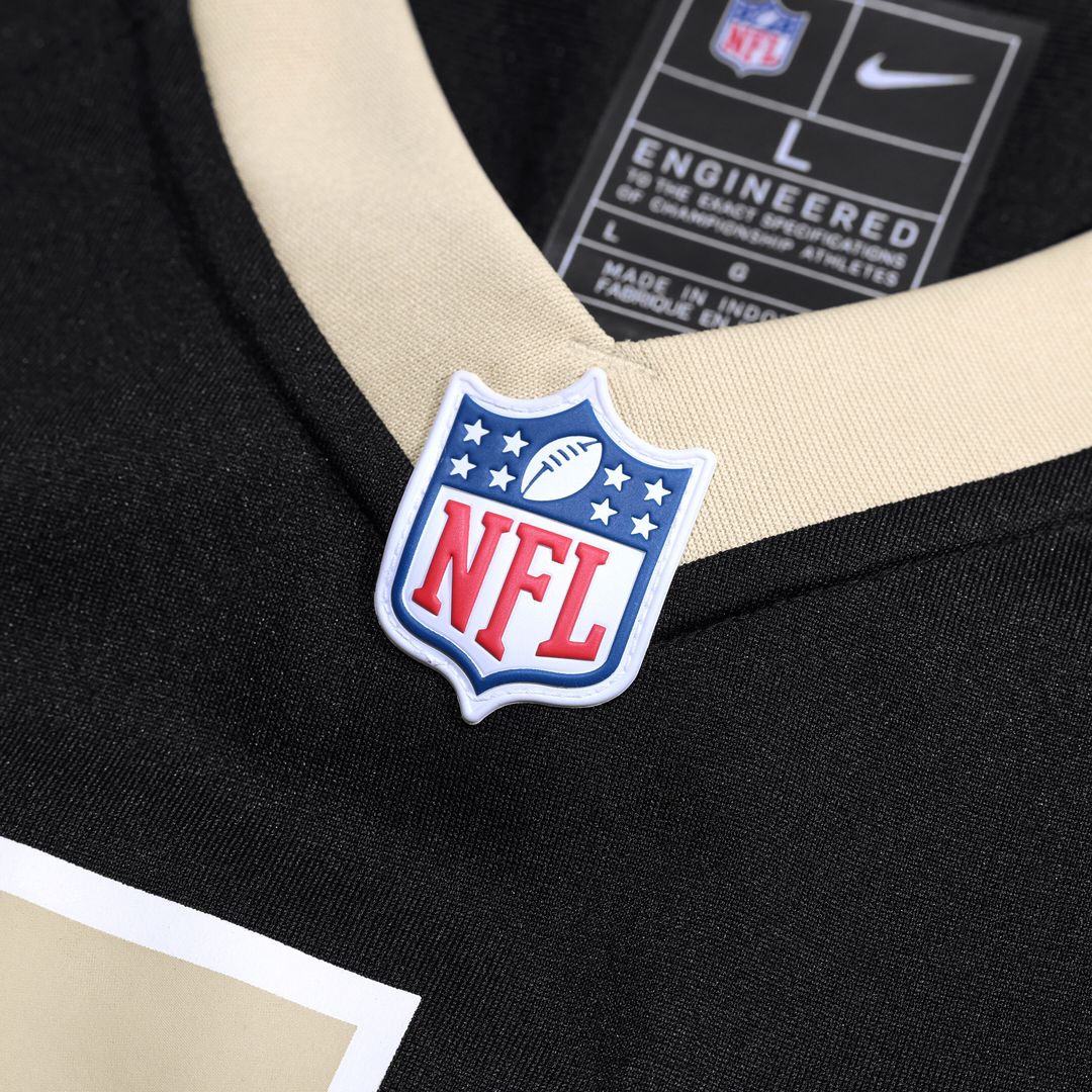 Mason Pline New Orleans Saints Nike Team Game Jersey -  Black