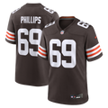 Tyre Phillips Cleveland Browns Nike Team Game Jersey -  Brown