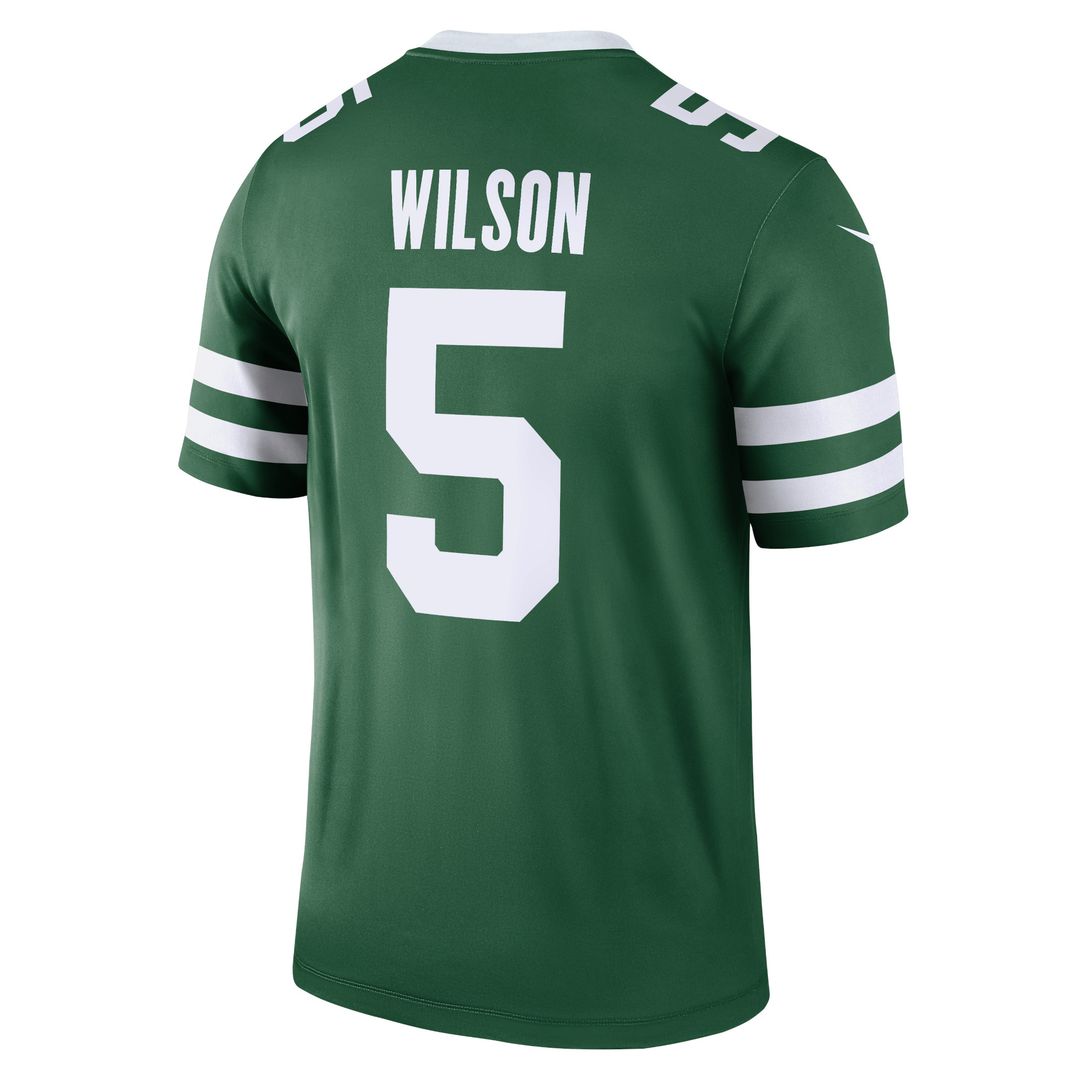 Garrett Wilson New York Jets Nike Legend Player Performance Top - Black