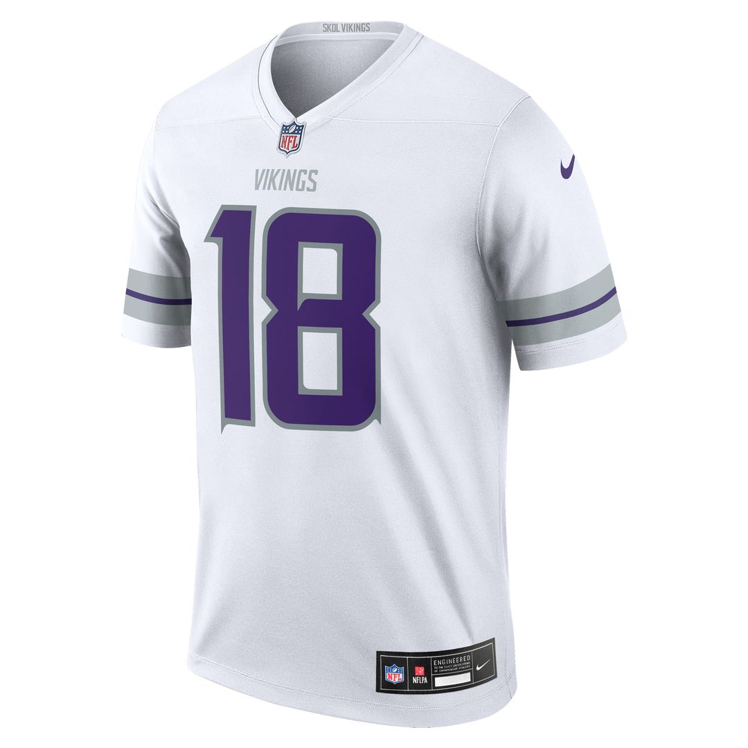 Justin Jefferson Minnesota Vikings Nike Legend Player Performance Top - Purple