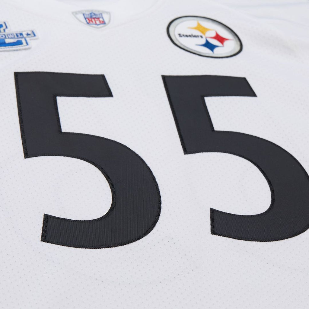 Joey Porter Pittsburgh Steelers Mitchell & Ness 2005 Authentic Throwback Retired Player Jersey - White