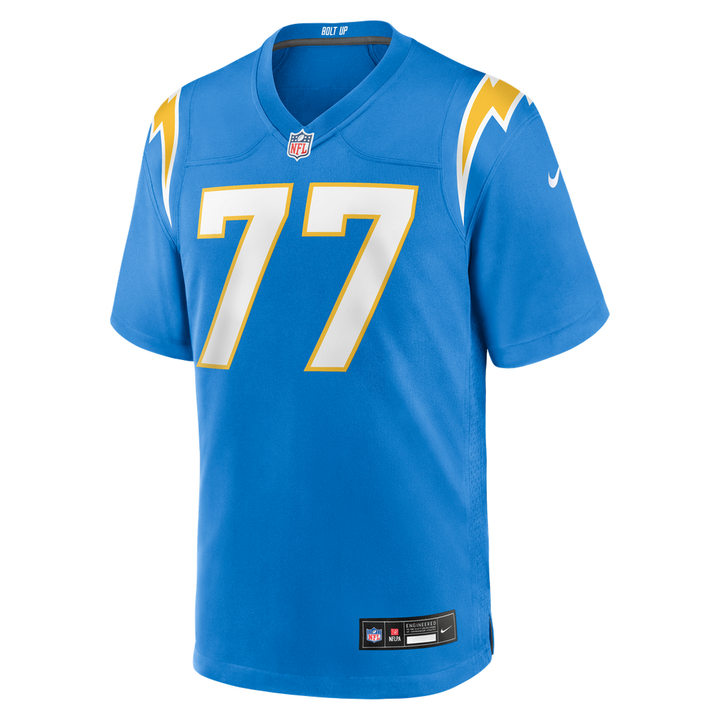 Travis Burke Los Angeles Chargers Nike Team Game Jersey - Powder Blue