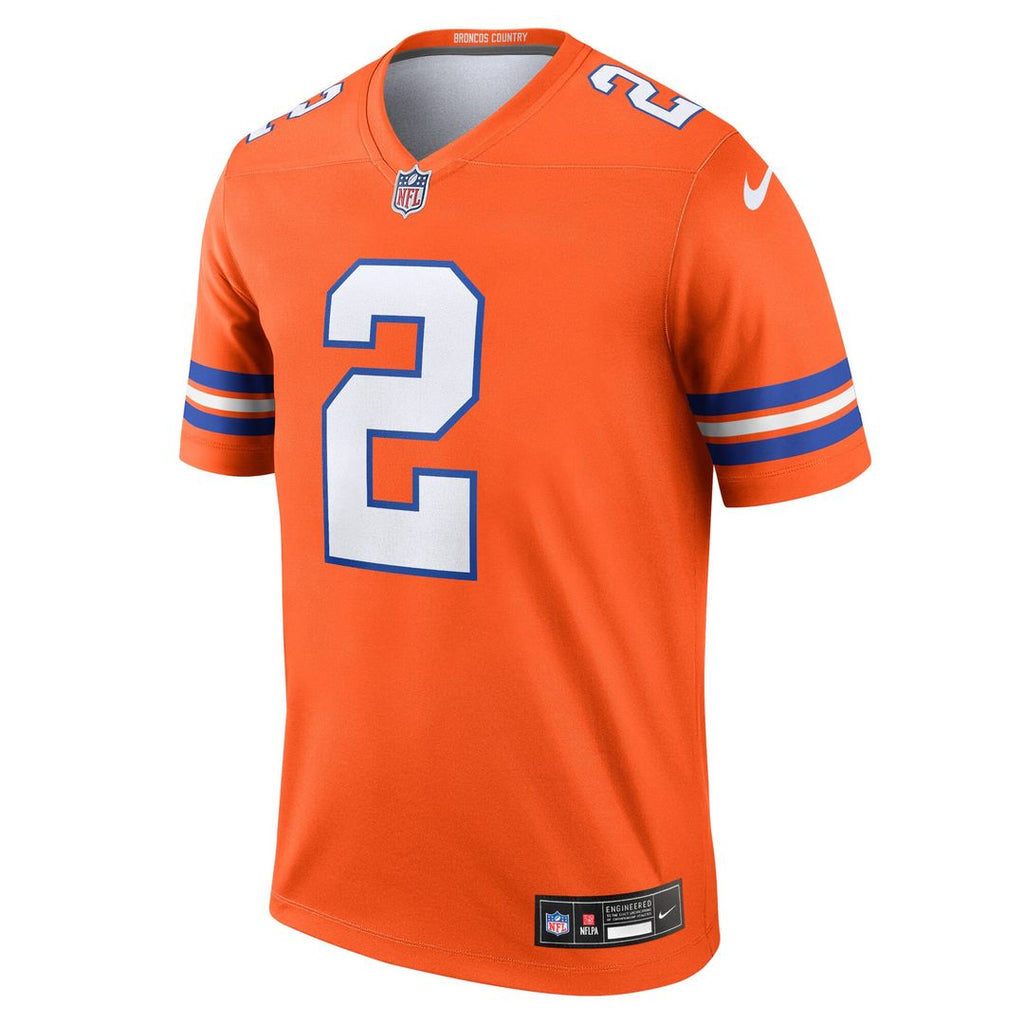 Patrick Surtain II Denver Broncos Nike Legend Player Performance Top - Orange