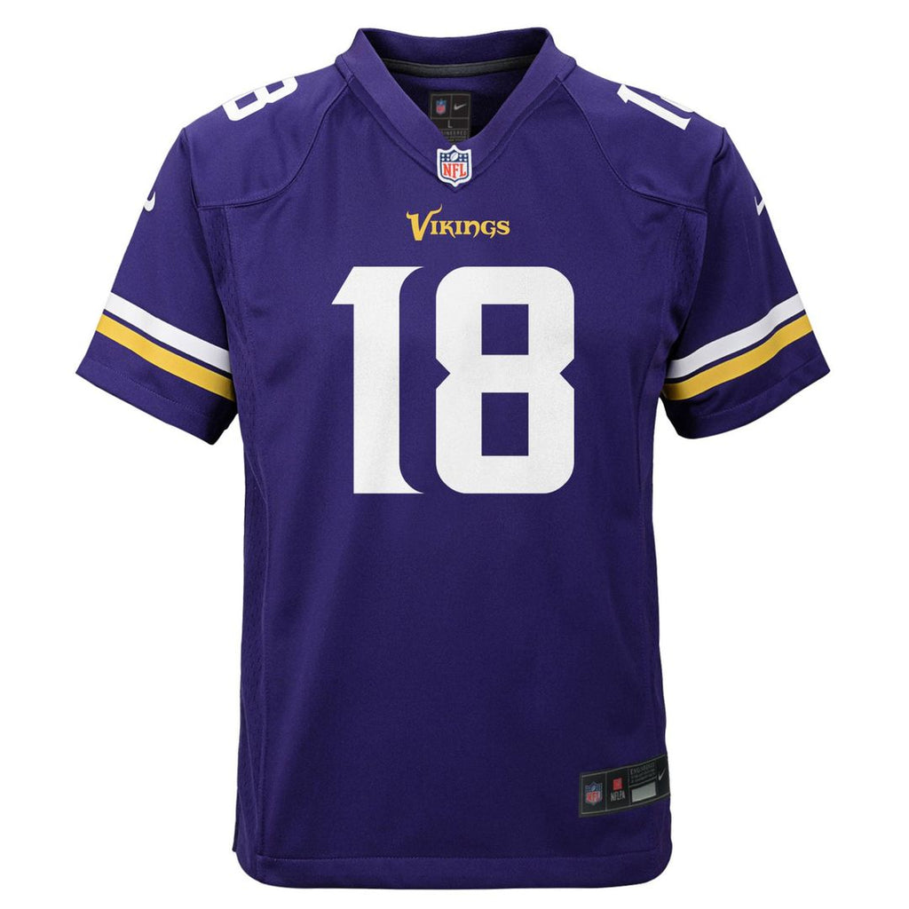 Justin Jefferson Minnesota Vikings Nike Youth Game Jersey - Purple