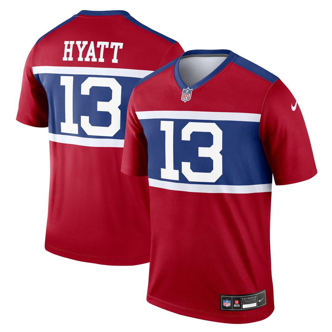 Jalin Hyatt New York Giants Nike Legend Player Performance Top - Red