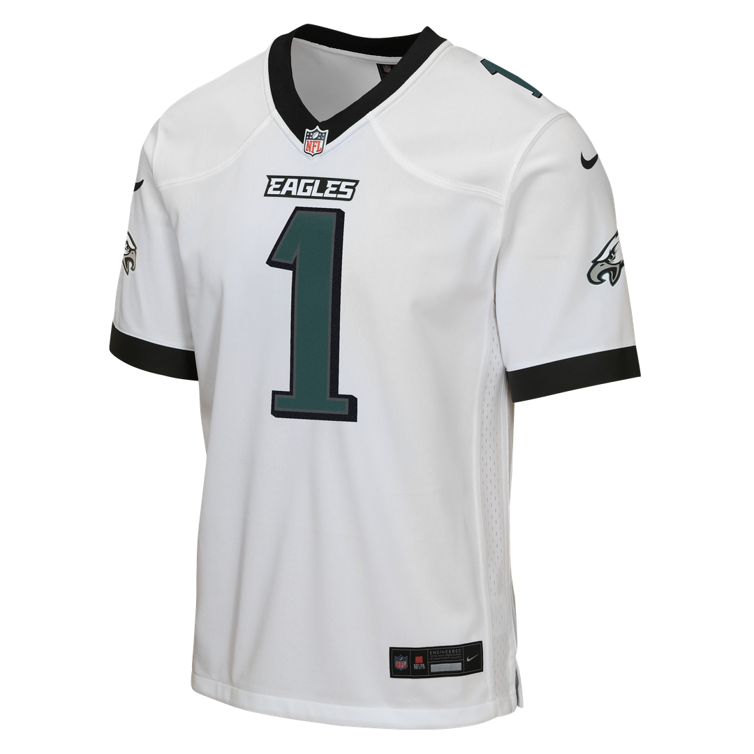 Jalen Hurts Philadelphia Eagles Nike Youth Game Jersey - White