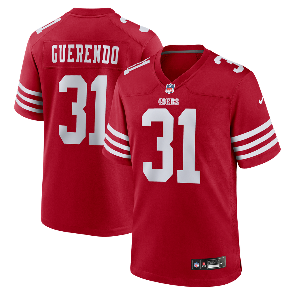 Isaac Guerendo San Francisco 49ers Nike  Game Jersey -  Scarlet