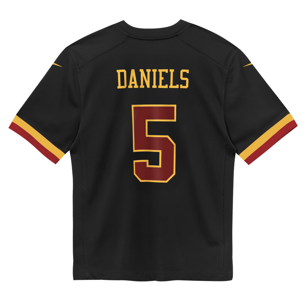 Jayden Daniels Washington Commanders Nike Toddler Alternate Game Jersey - Black
