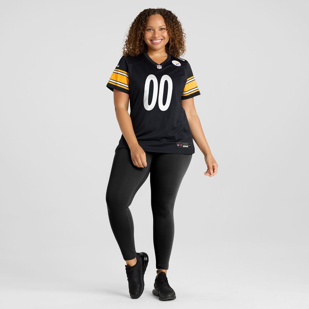 Pittsburgh Steelers Nike Women's Custom Game Jersey - Black