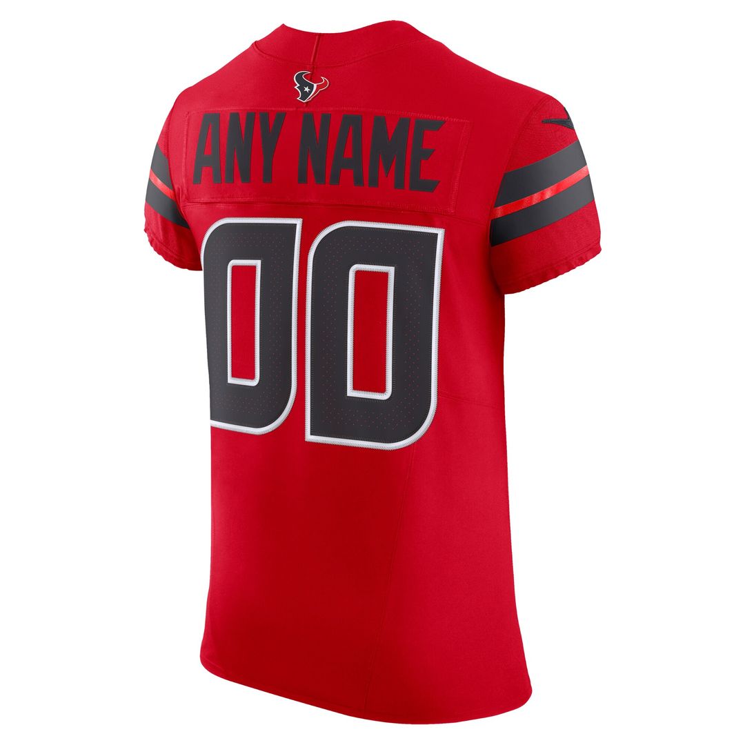 Houston Texans Nike Alternate Vapor F.U.S.E. Elite Custom Jersey -  Red