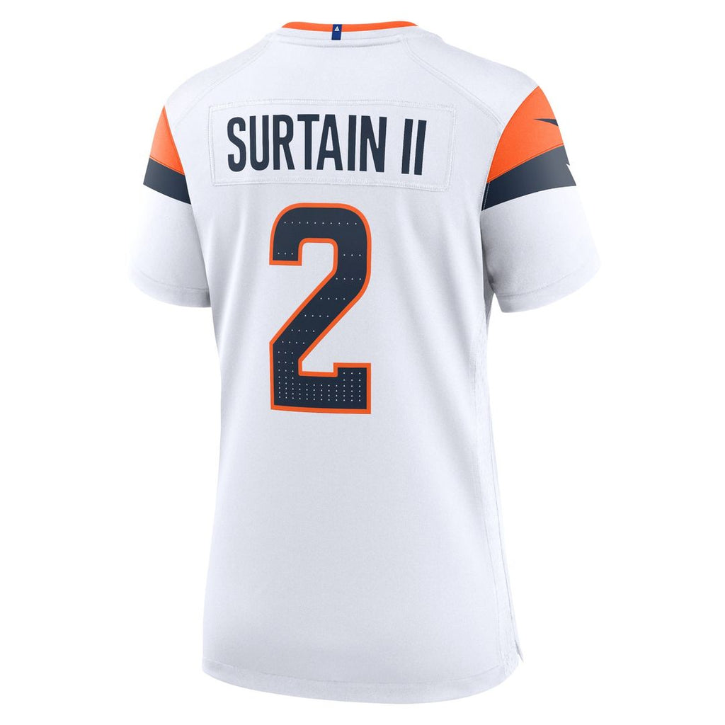 Patrick Surtain II Denver Broncos Nike Women's Team Game Jersey - Orange