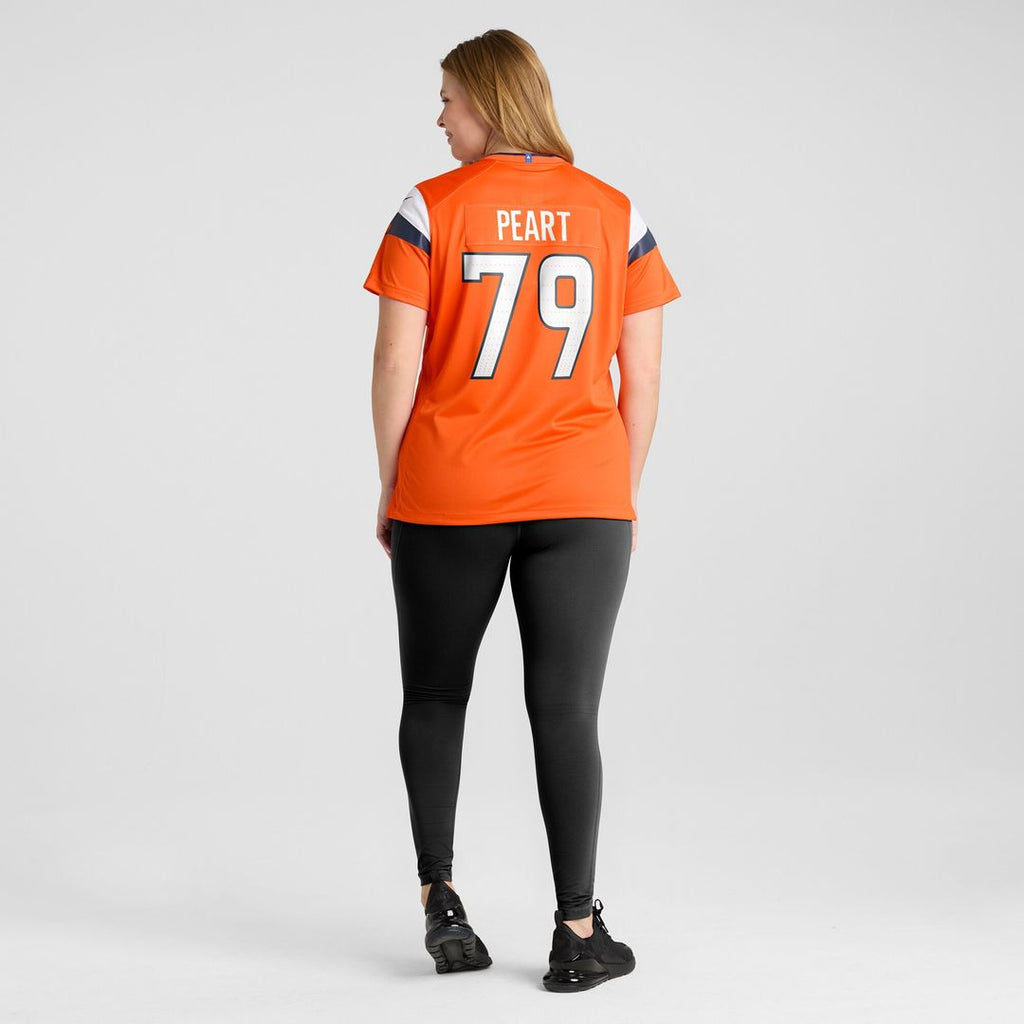Matt Peart Denver Broncos Nike Women's Team Game Jersey -  Orange