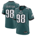 Jalen Carter Philadelphia Eagles Nike Team Game Jersey -  Midnight Green