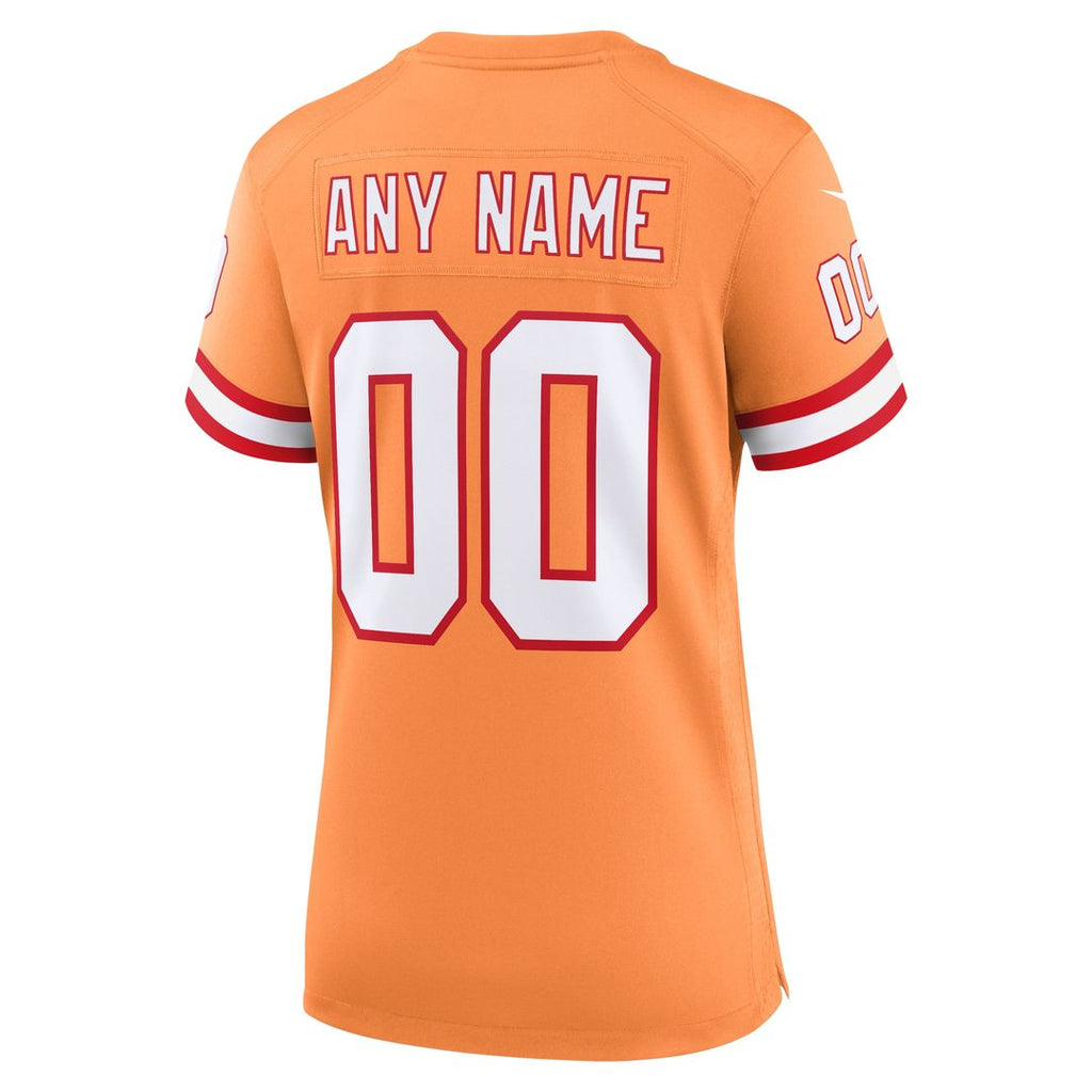 Tampa Bay Buccaneers Nike Women's Alternate Custom Game Jersey - Pewter