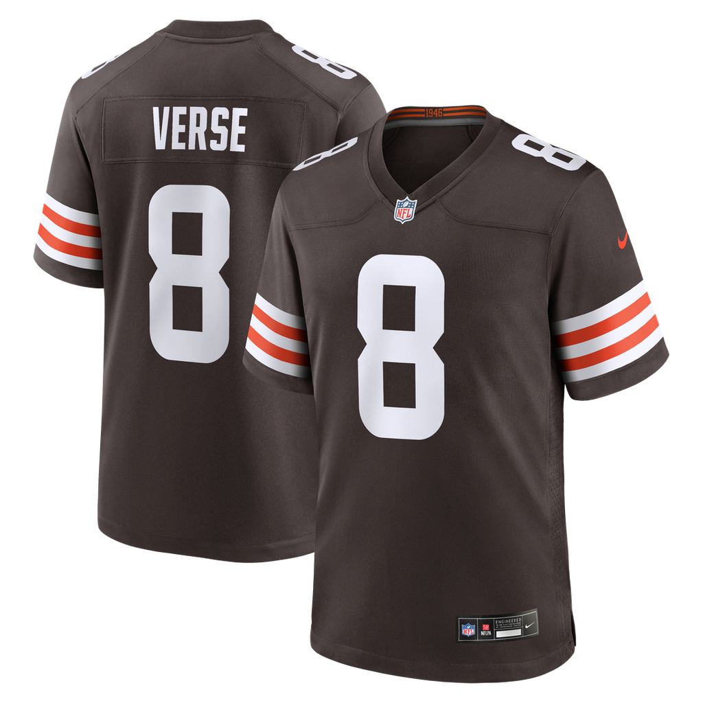 Jared Verse Cleveland Browns Nike Youth Team Game Jersey - Brown