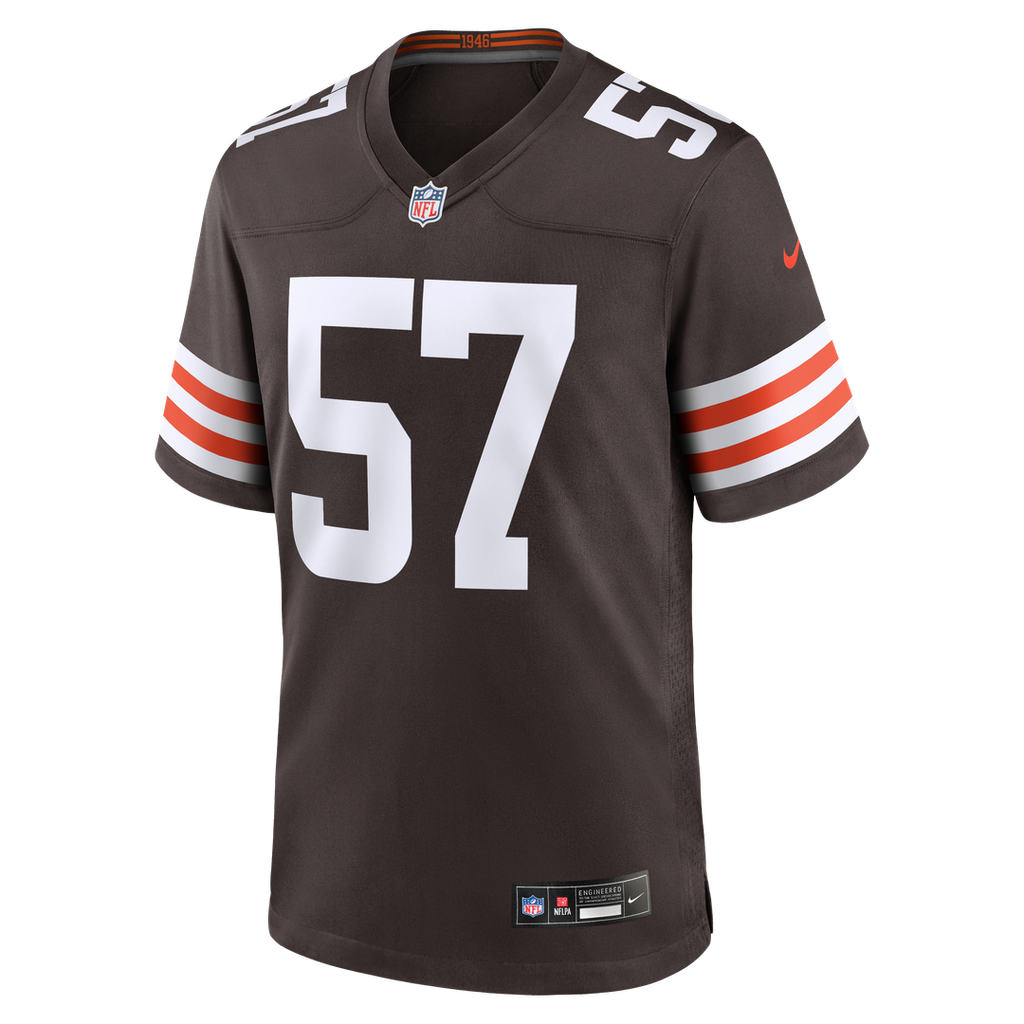 Clay Matthews Cleveland Browns Nike Game Retired Player Jersey - Brown