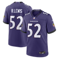 Ray Lewis Baltimore Ravens Nike Team Retired Player Game Jersey - Purple