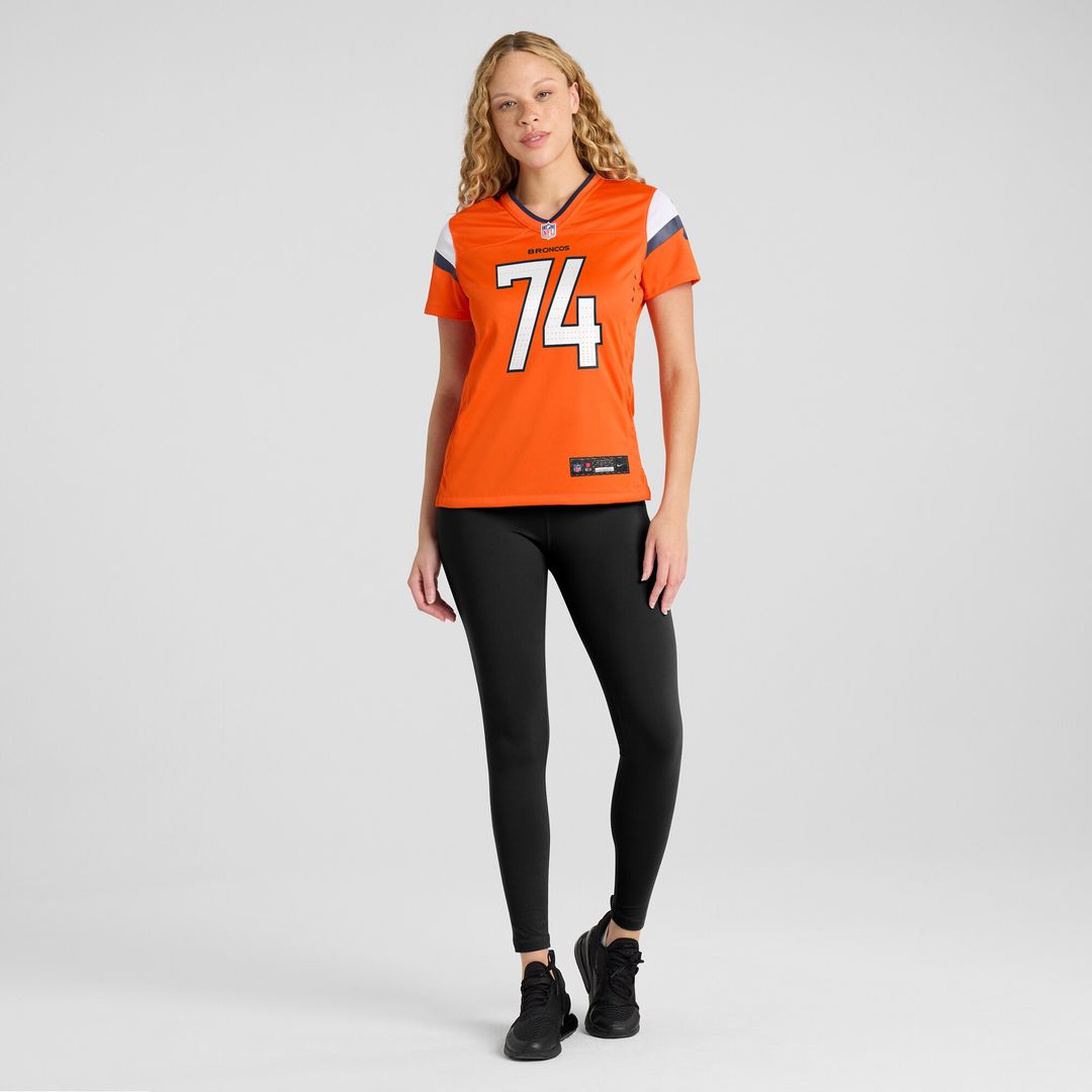 Ben Powers Denver Broncos Nike Women's Team Game Jersey -  Orange